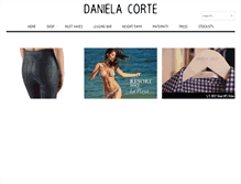 Tablet Screenshot of danielacorte.com